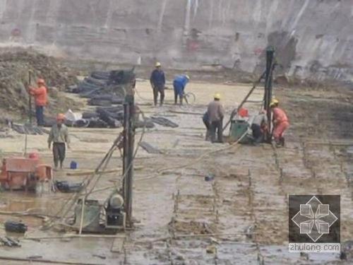 象州我公司承建北京房山区水池地基注浆加固工程